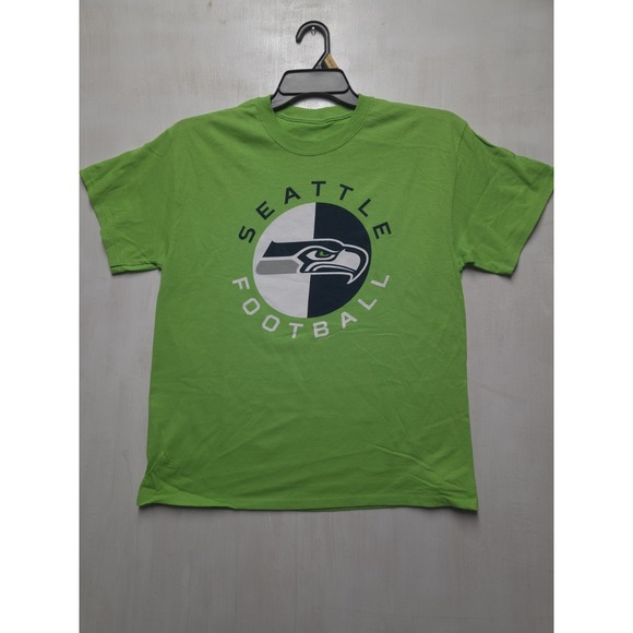 Team Apparel Other - Seattle‎ Seahawks Team Apparel Green T Shirt  NFL Medium New